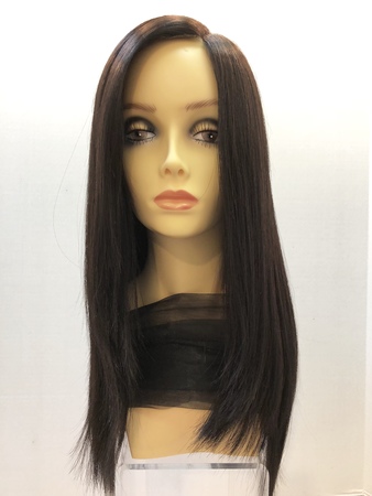 Long Lace Front Wig (Espresso) - Ladies Human Hair Wigs Gallery