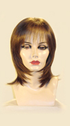 Ladies Medium Synthetic Wigs